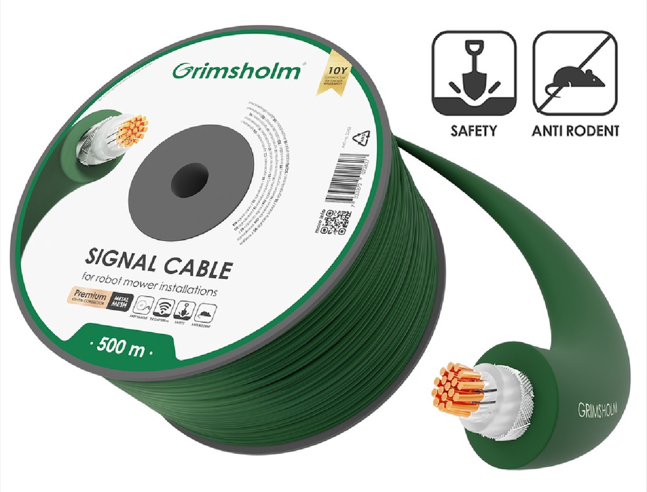 Begrenzungskabel Premium Metal Mesh 500M