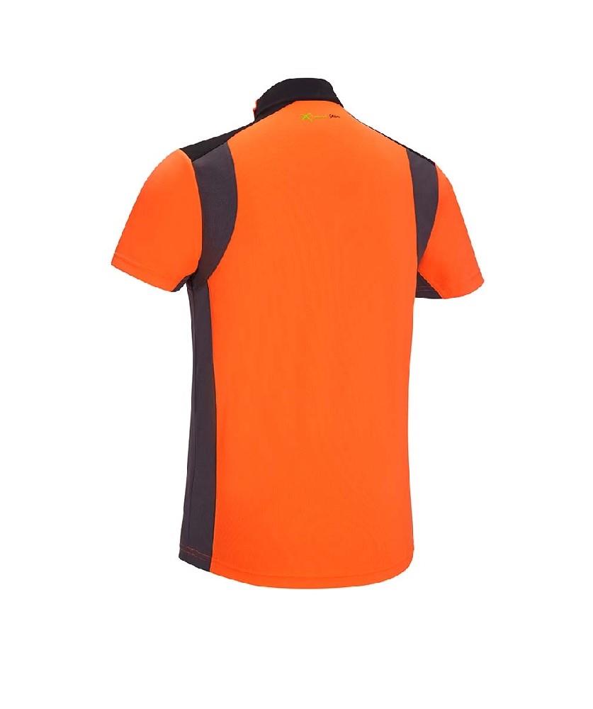 Funktionsshirt X-treme Skin Kurzarm orange/grau Gr. M-2XL