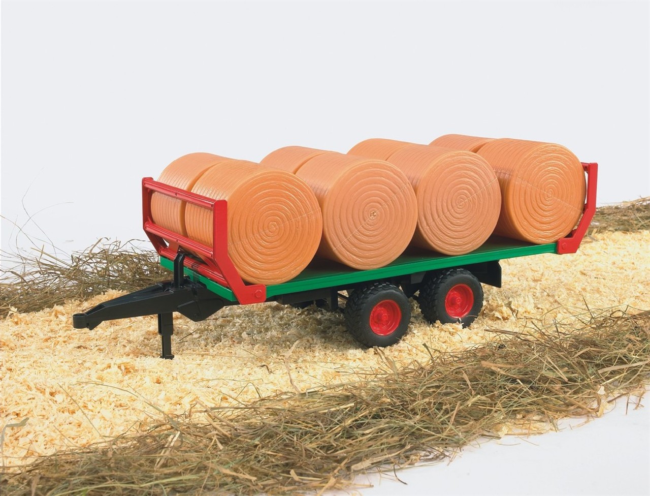 Ballentransportanhänger mit 8 Rundballen