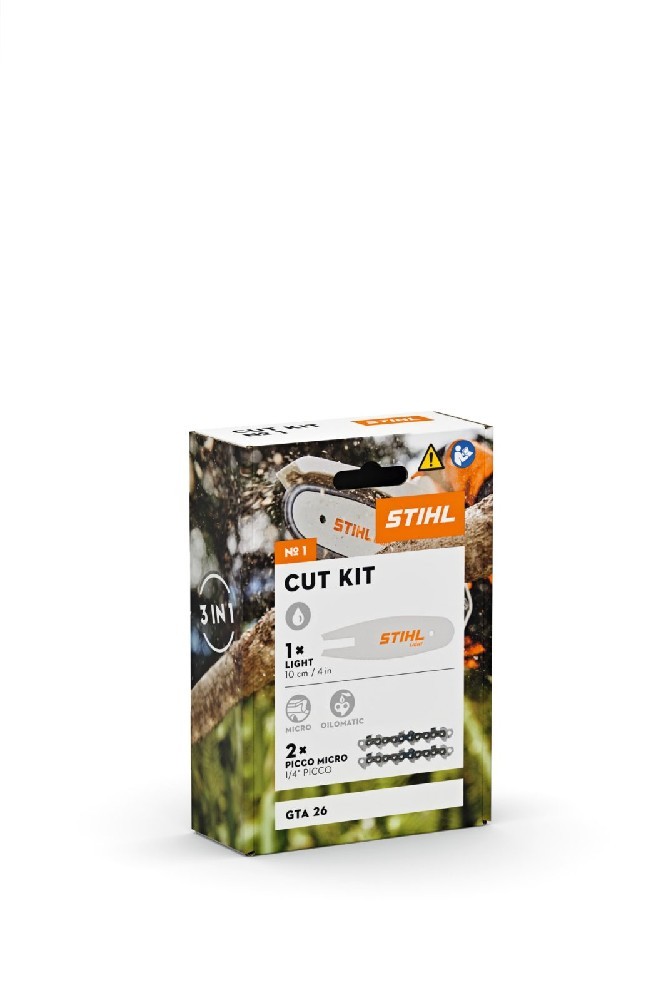 CUT KIT 1 | 10 CM + 2x Sägekette 1/4" GTA 20/26