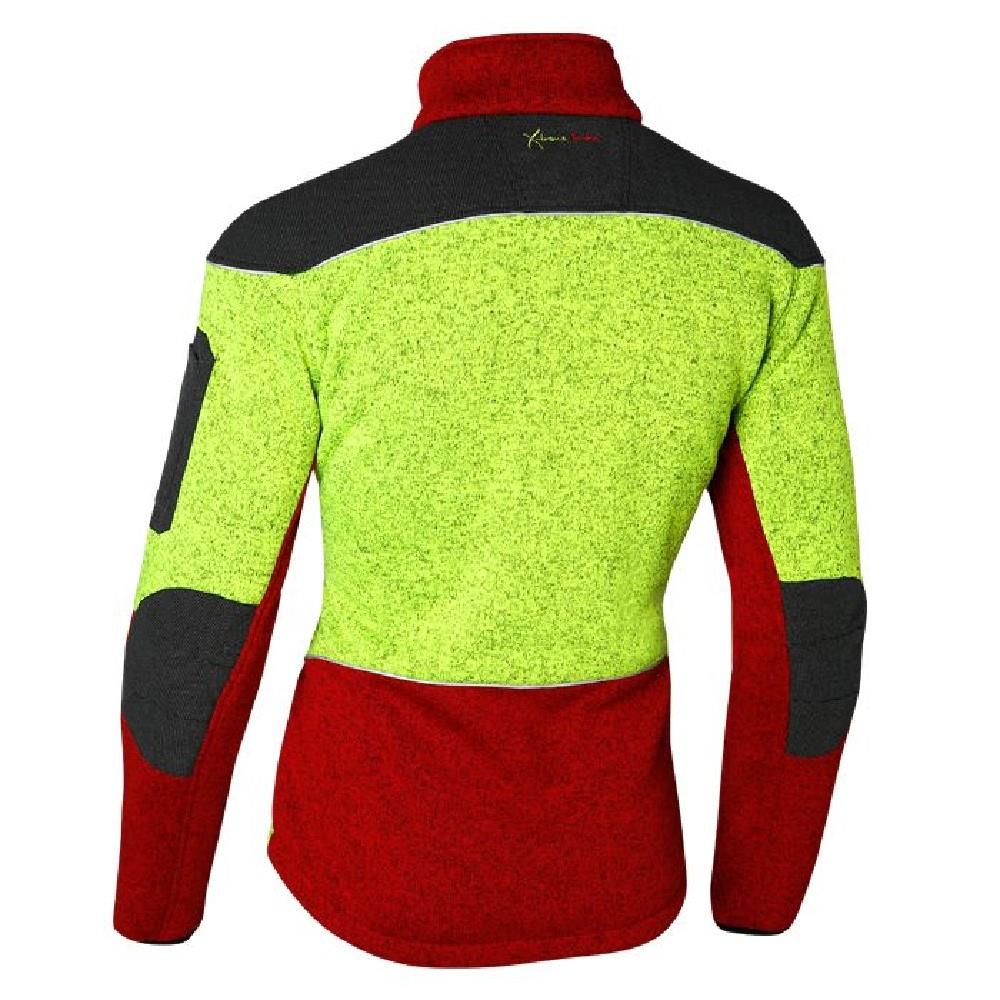 Faserstrickjacke X-treme Arctic rot/gelb Gr. M-2XL
