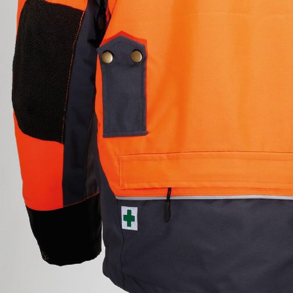 Regenjacke X-treme Rain orange/grau Gr. M-2XL