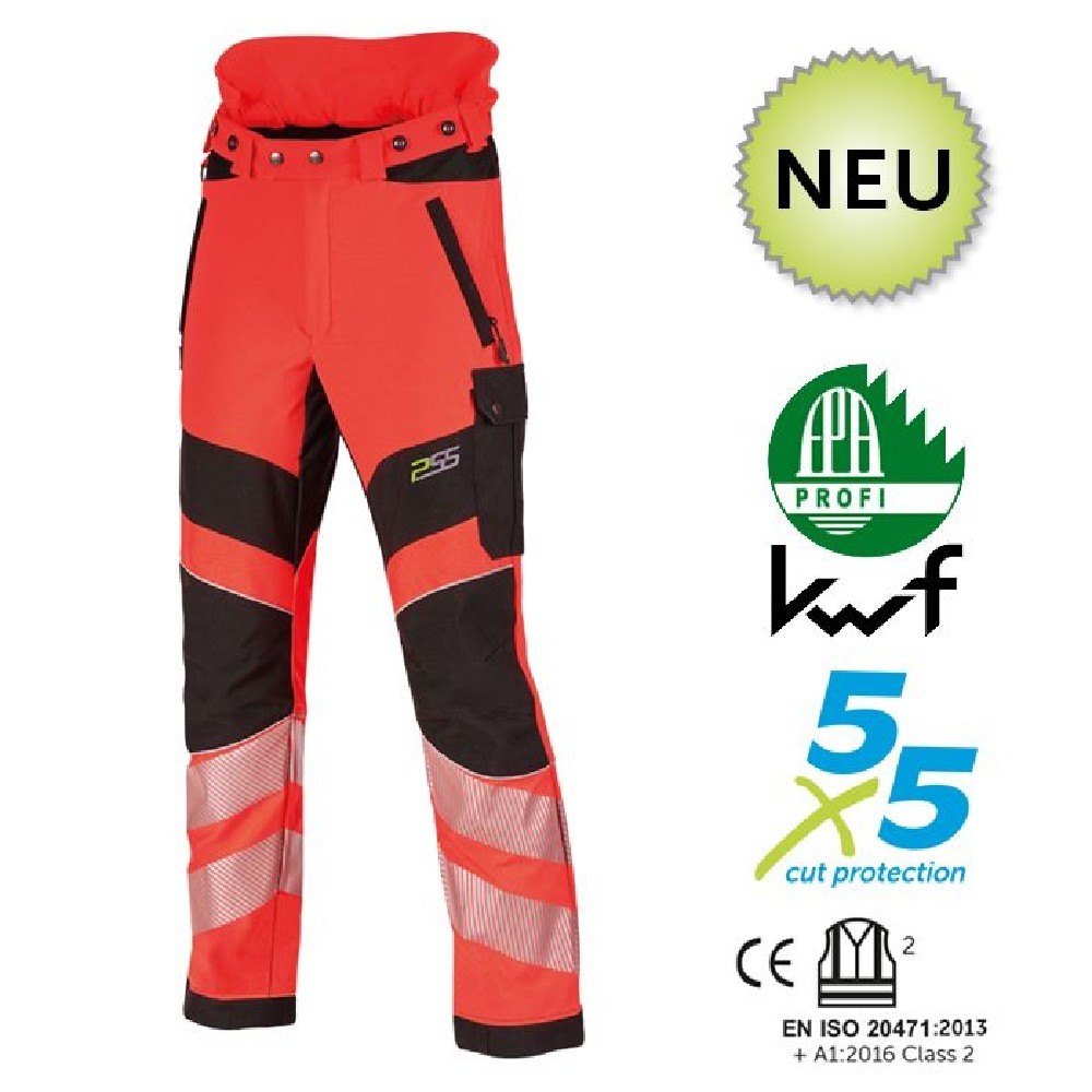 Schnittschutzhose X-treme Breeze nrot 46-54