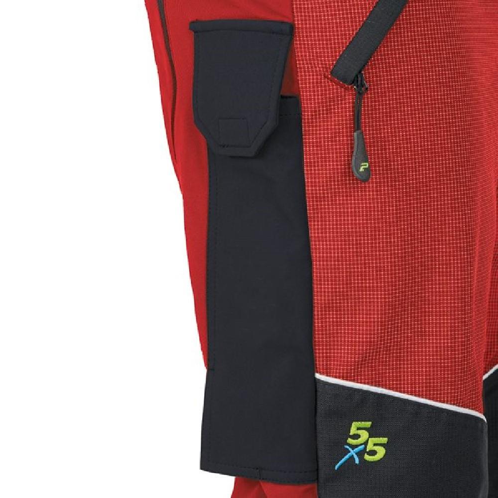 Schnittschutzhose X-treme Vectran rot Gr. 52-54