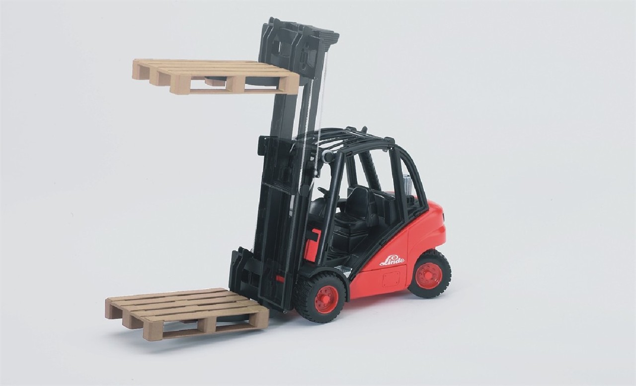 LINDE GABELSTAPLER H30D MIT 2 PALETTEN