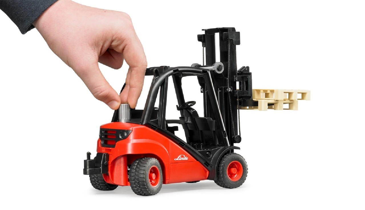 LINDE GABELSTAPLER H30D MIT 2 PALETTEN