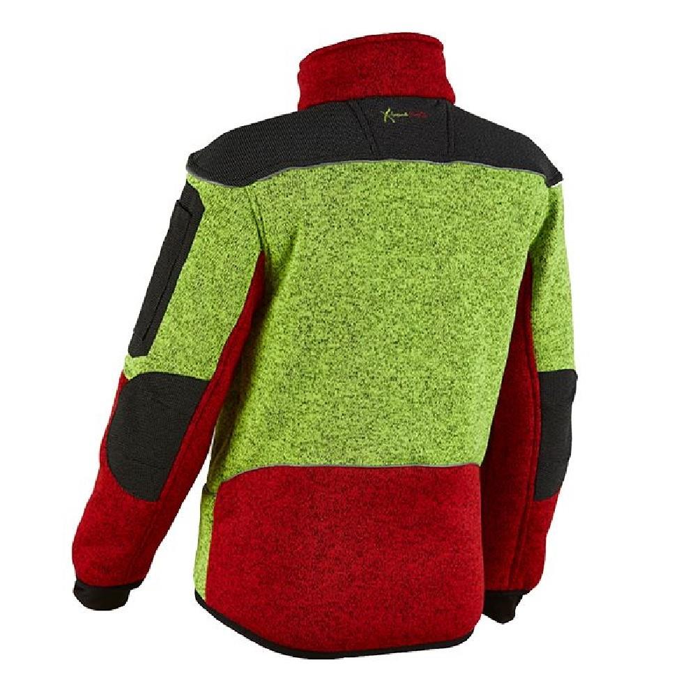 Faserstrickjacke X-treme Arctic Kids rot/gelb