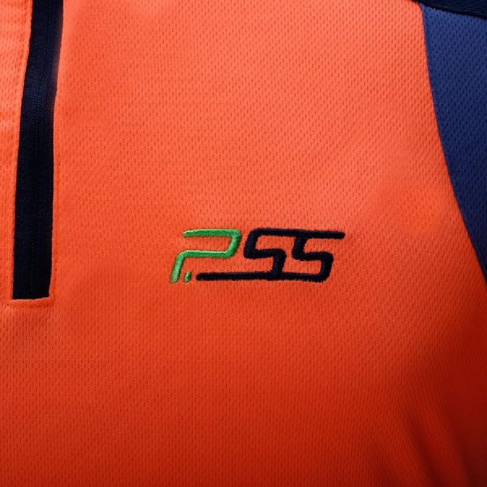 Funktionsshirt X-treme Skin Langarm orange/grau Gr. M-2XL