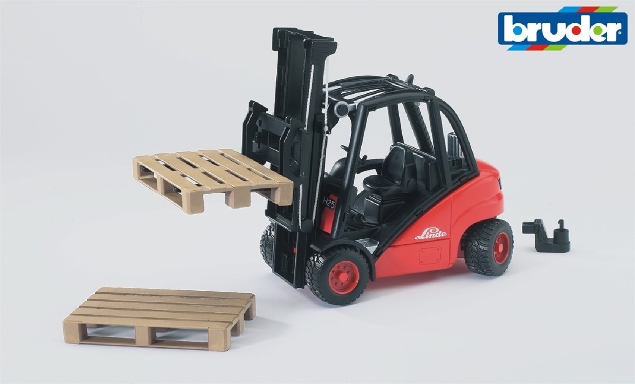 LINDE GABELSTAPLER H30D MIT 2 PALETTEN