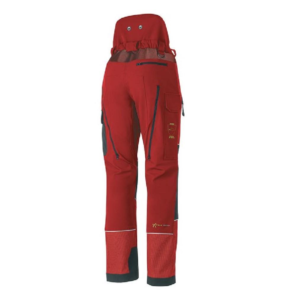 Schnittschutzhose X-treme Vectran rot Gr. 52-54