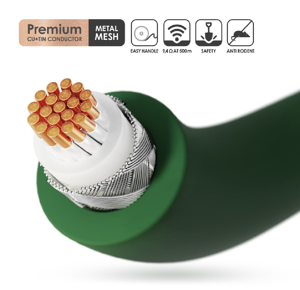Begrenzungskabel Premium Metal Mesh 500M