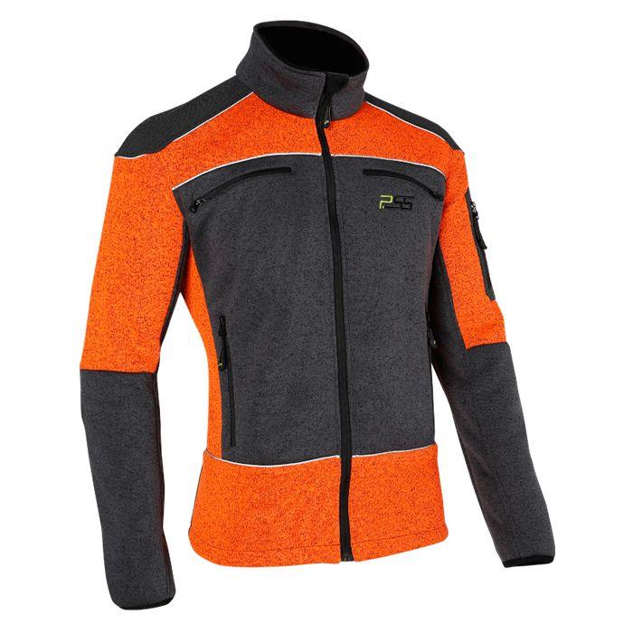 Faserstrickjacke X-treme Arctic gr/or M-2XL